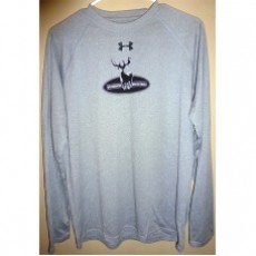 Wilderness Whitetails Long Sleeve Shirt (Gray)
